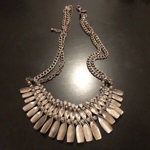 Chunky silver necklace
